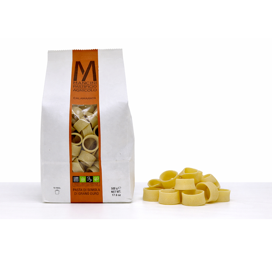 Pasta Calamarata di Semola Grano di Duro - 500g Pasta, Riso e condimenti Pasta - Mancini