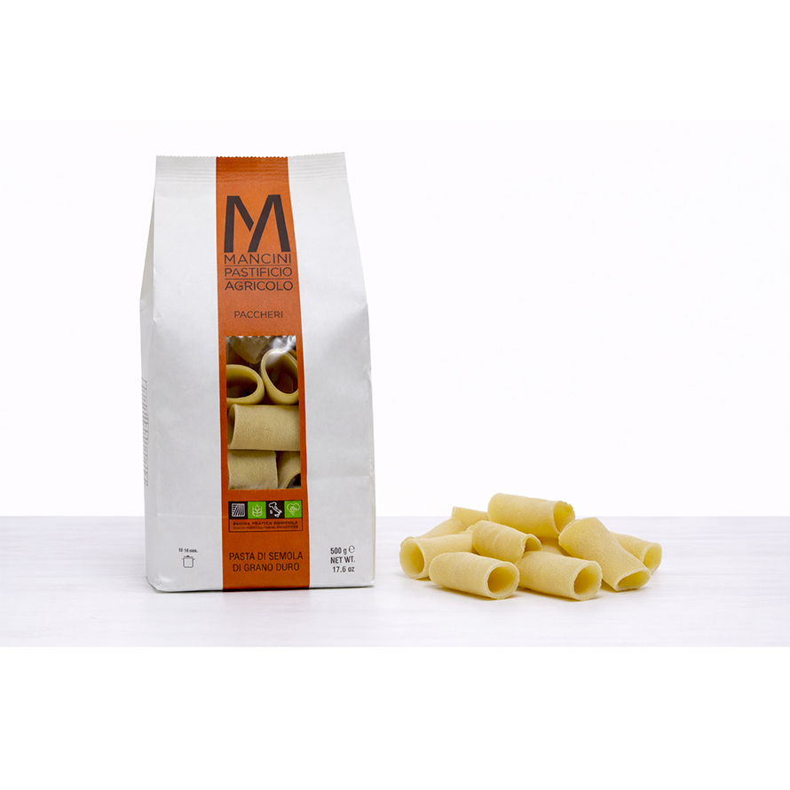 Pasta Paccheri di Semola di Grano Duro - 500g Pasta, Riso e condimenti Pasta - Mancini