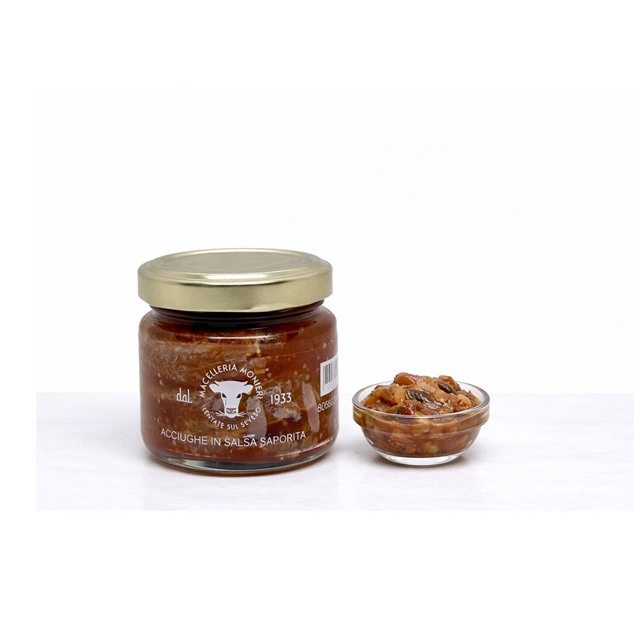 Acciughe in Salsa Saporita - 106g Le Nostre Conserve Conserve - Gastronomie Italiane