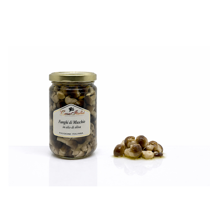Funghi di Muschio in olio di oliva - 280g Le Nostre Conserve Funghi - Casa Italia