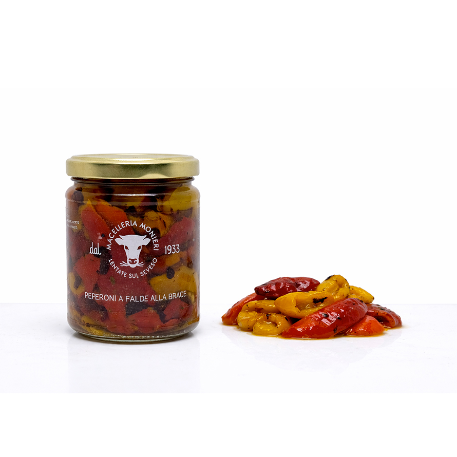 Peperoni a Falde alla Brace - 280g Le Nostre Conserve Conserve - Gastronomie Italiane