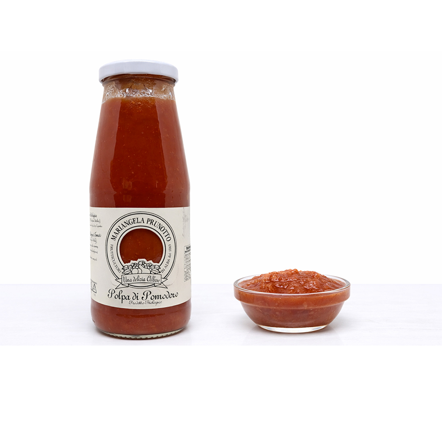 Polpa di Pomodoro Bio Mariangela Prunotto - 690g Pasta, Riso e condimenti Condimenti - Prunotto