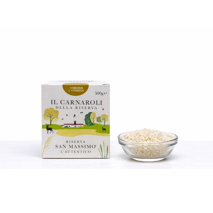 Riso Carnaroli riserva San Massimo - 500 g Pasta, Riso e condimenti Carni - Macelleria Monieri