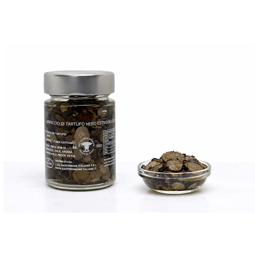 Carpaccio di Tartufo Nero Estivo in olio - 90g Le Nostre Conserve Conserve - Gastronomie Italiane